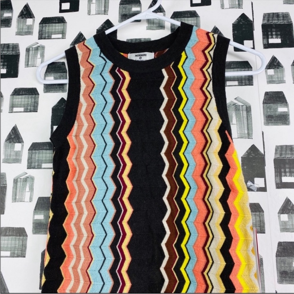 Missoni x Target XXO NWT Girls’ Chevron sleeveless dress - Picture 2 of 5